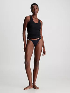 Spodní prádlo Dámské kalhotky STRING TANGA (DIPPED) 000QD5155EUB1 - Calvin Klein