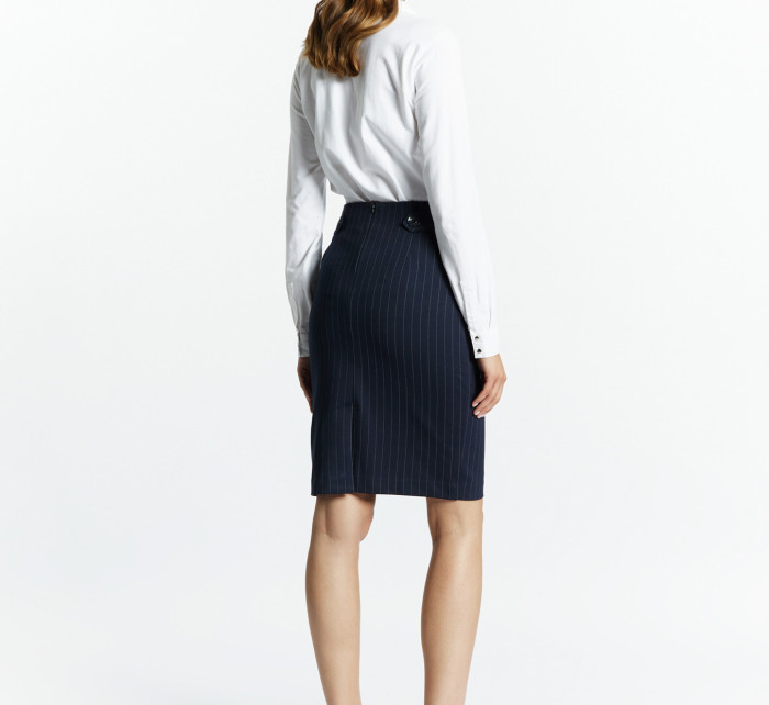 Monnari Mini Skirts Pencil Skirt With Striped Pattern Navy Blue