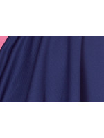 Dámske šaty Asymetric exkluzívny Lacoste modré - Tmavo modrá - Numoco