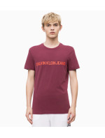 Pánske tričko OU39 vínová - Calvin Klein