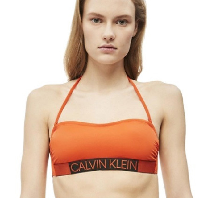 Vrchný diel plaviek KW0KW00552-659 oranžová - Calvin Klein