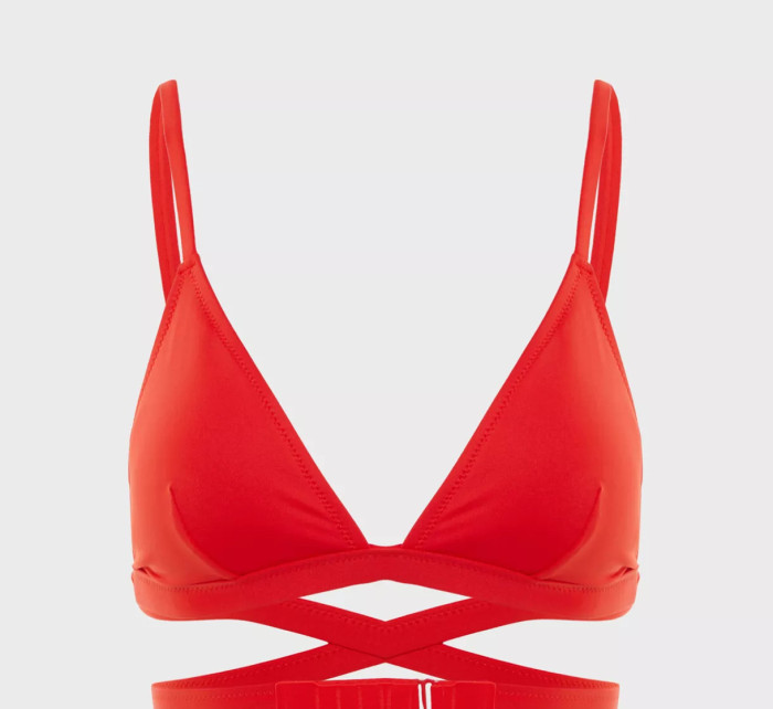 Vrchný diel plaviek KW0KW00796-XA7 červená - Calvin Klein