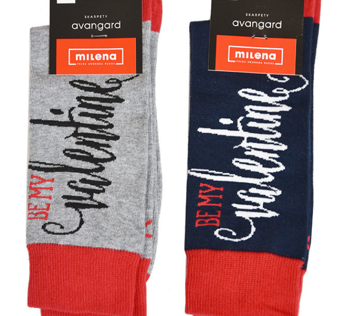 Pánske ponožky Avangard Be my Valentine - Milena
