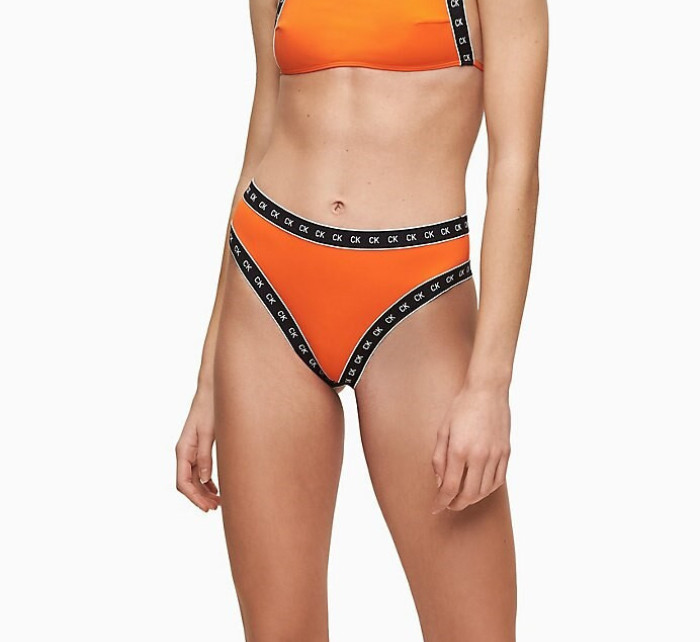 Vrchní díl plavek model 8397617 oranžová - Calvin Klein