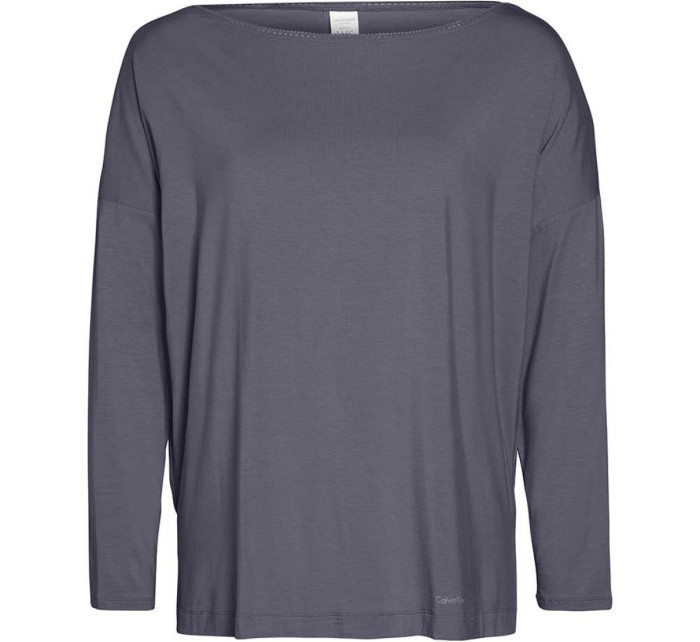 Dámske tričko na spanie QS6264E-CDQ šedá - Calvin Klein