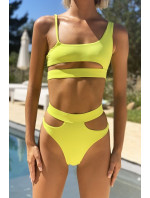 Dámské plavky Malibu Cut Out Bikini Lime model 13664186 - Gemini