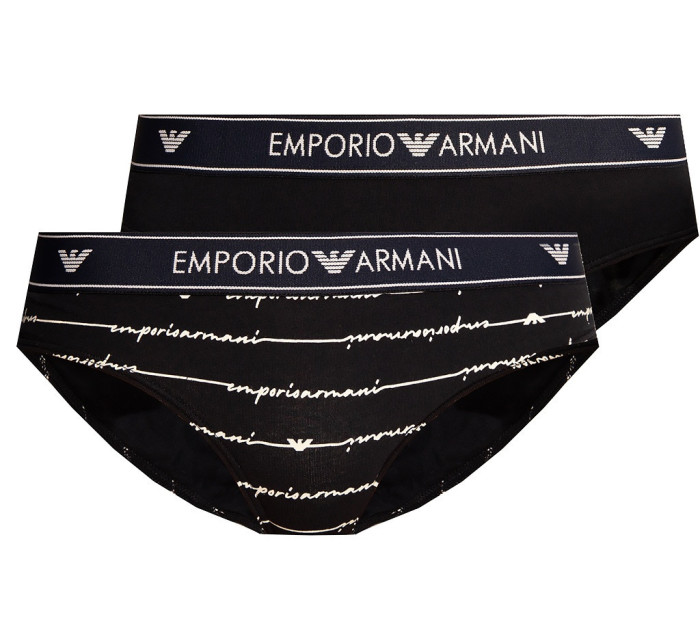 Dámské kalhotky  námořnická modrá 2 pack  model 15340110 - Emporio Armani