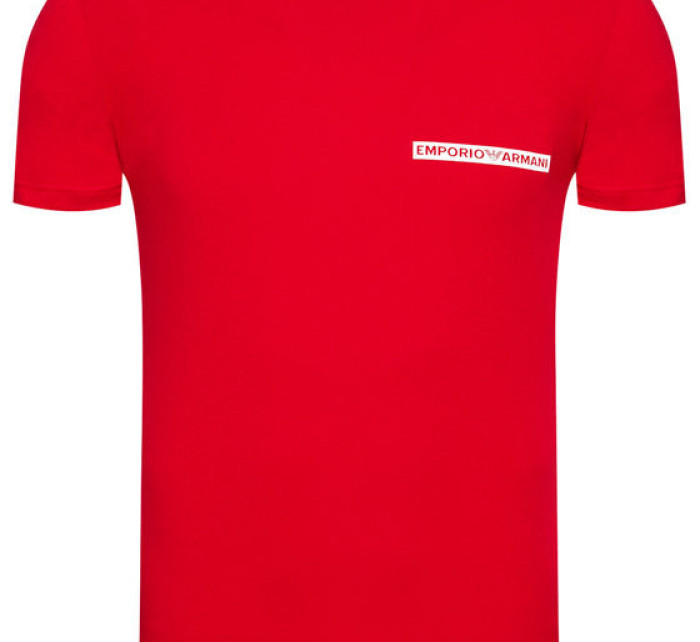 Pánské tričko  červená  model 15462316 - Emporio Armani