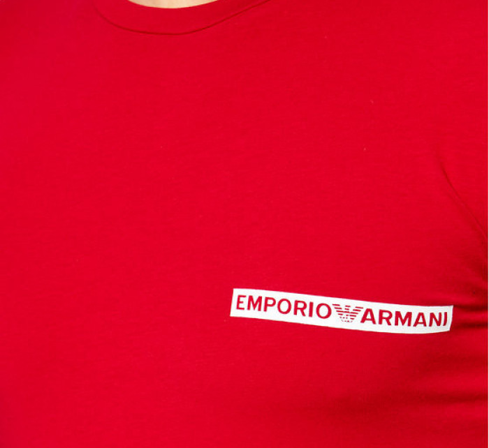 Pánské tričko  červená  model 15462316 - Emporio Armani