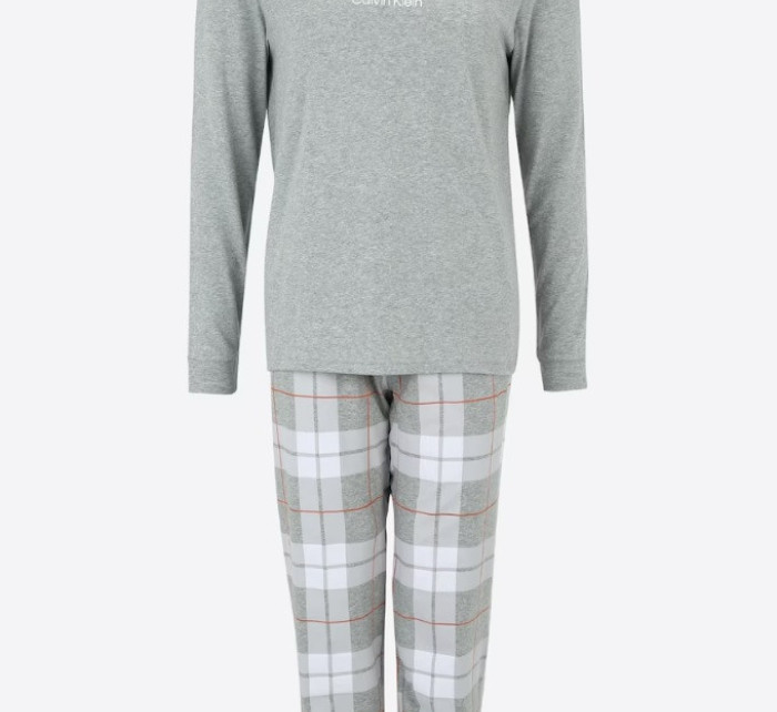 Pánske pyžamo - NM2178E 1N0 - šedá/biela - Calvin Klein