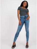 Dámské džíny kalhoty D85035C62220 - SUBLEVEL