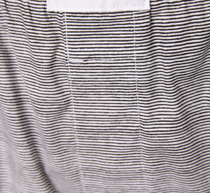 Dámske pyžamové nohavice QS6893E 5FQ čierno / biela - Calvin Klein