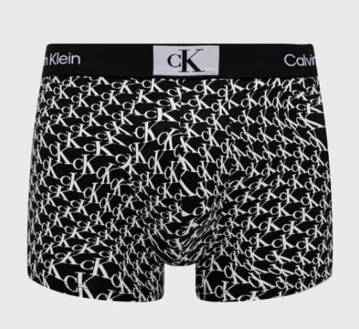 Pánské boxerky NB3403A  ACR černá/bílá - Calvin Klein
