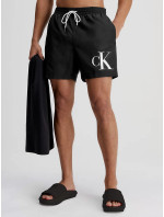 Darčekové balenie pánskych plaviek a uteráka KM0KM00849 BEH čierna - Calvin Klein