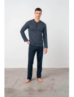 Klasické pánske dvojdielne pyžamo 17600 - Vamp