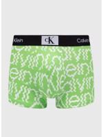 Pánské boxerky NB3406A  AC9 bílá/zelená - Calvin Klein