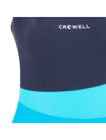 Dámske jednodielne plavky Lola Model 02 Tmavomodrá s modrou - Crowell