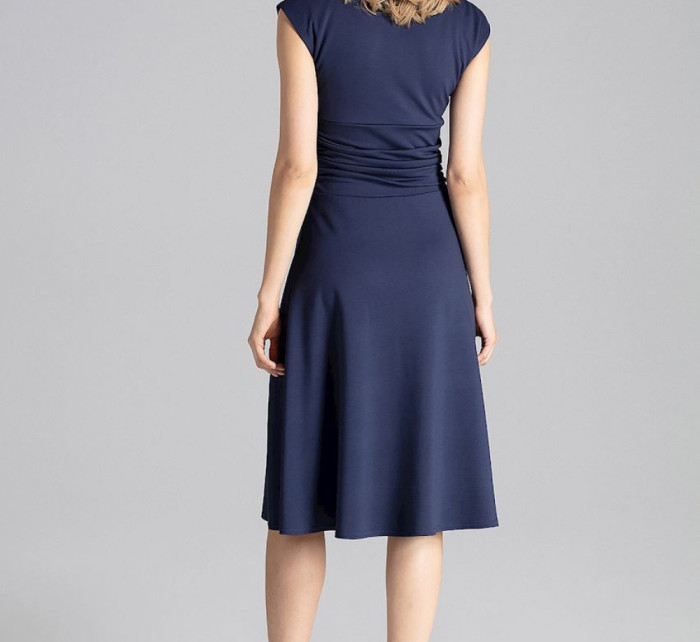 Dámské šaty model 18398633 tmavě modrá - Figl