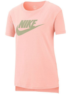 Dievčenské tričko Jr AR5088 610 lososová - Nike