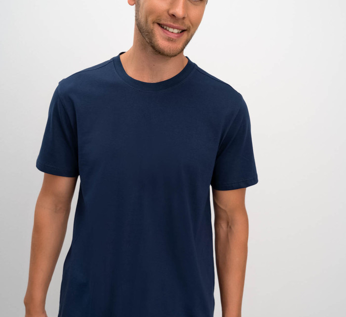 Pánské tričko model 18587033 tmavě modré - Vamp