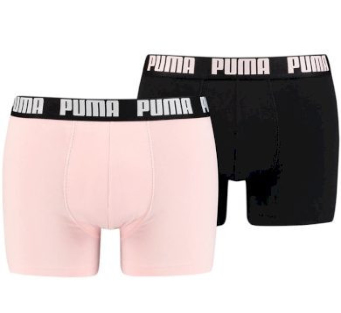 Pánské boxerky 2ks model 18641964 Everyday Černá a světle růžová - Puma