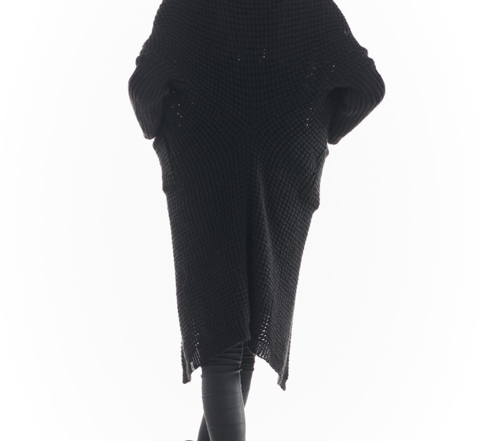 Dámský svetr model 18901109 černý - awama