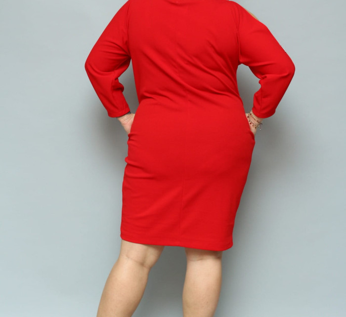 Dámské šaty U869 červené - Karko