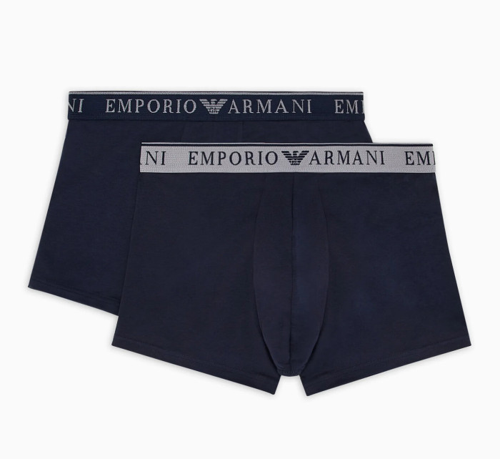 Pánské boxerky 2PACK  tm. modré  model 19009213 - Emporio Armani