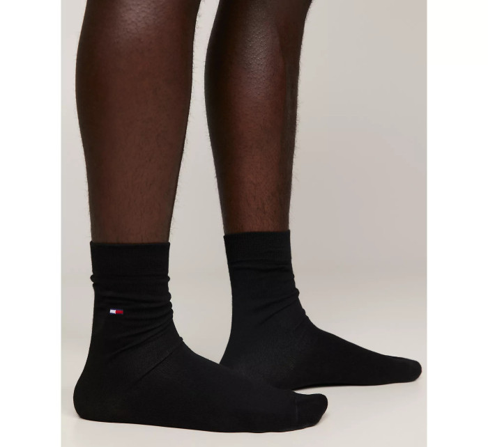 Pánský dárkový set boxerky + ponožky  UM0UM03048 0GU černé se vzorem - Tommy Hilfiger