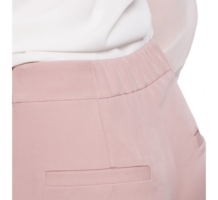 Dámske nohavice s úzkymi nohavicami K055 powder pink - Makover