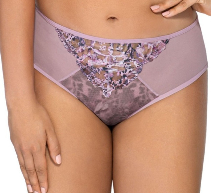 Dámské kalhotky brazilky Zoe model 19662873 Pudr růžová vzor - Ava