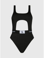Dámske jednodielne plavky KW0KW02357 BEH black - Calvin Klein