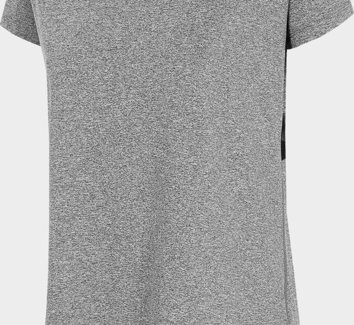 Dámske športové tričko D4L20-TSDF304 sivé - 4F