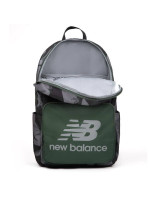 Detský juniorský batoh LAB23010MTN Green/Grey s potlačou - New Balance