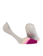 Dámske vzorované ponožky so silikónom