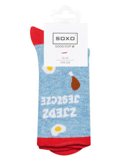 Ponožky SOXO GOOD STUFF - "ZJEDZ JESZCZE" ("Zjedz ešte")
