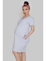 Tehotenská a dojčiace nočná košeľa MAMA DRESS