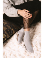 Hladké dámské ponožky 037