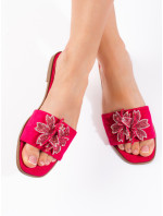 Dámske módne ružové ponožky bez podpätku