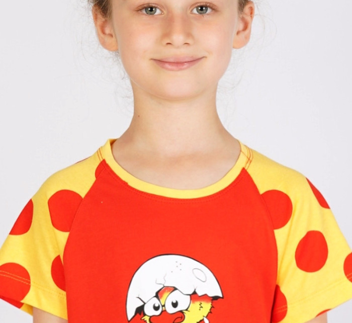 Detská nočná košeľa s krátkym rukávom Malé kurča