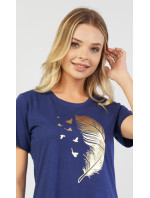 Dámská noční košile s krátkým rukávem model 16428872 - Vienetta