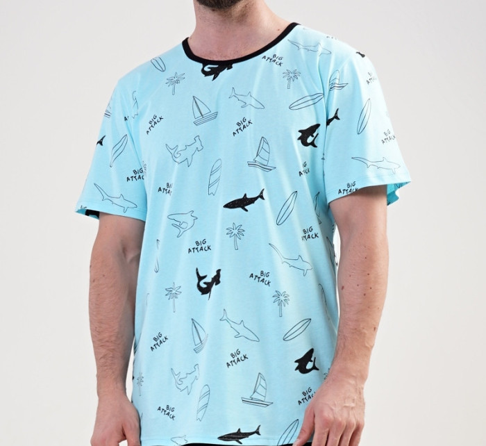 Pánské pyžamo šortky Oceán