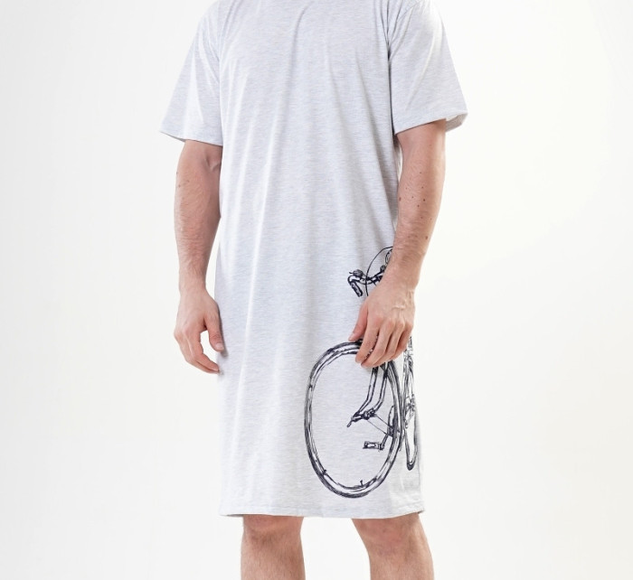 Pánska nočná košeľa s krátkym rukávom Veľké koleso