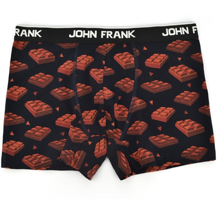 Pánske boxerky John Frank JFBD324 - CHOCOLATE