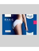 Dámské kalhotky Sloggi Basic+ Tai 2P bílé
