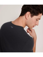 Pánske tričko GO Shirt V-Neck Regular Fit - BLACK - čierne 0004 - SLOGGI