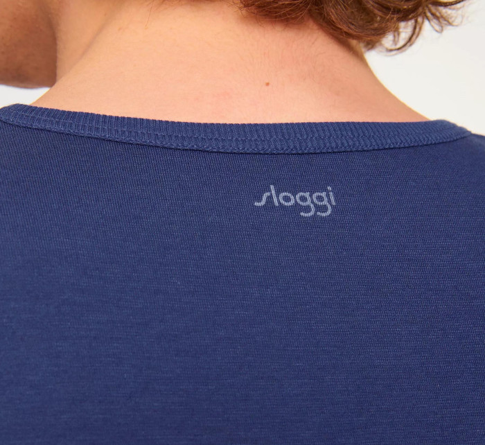 Pánské tričko GO Shirt VNeck Regular Fit  DENIM modrá  model 18054492 - Sloggi
