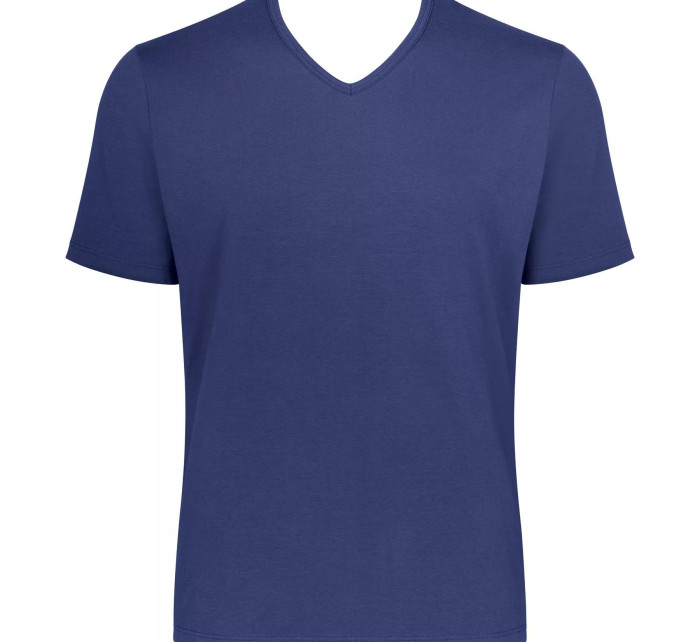 Pánské tričko GO Shirt V-Neck Regular Fit - VINTAGE DENIM - modrá 00QF - SLOGGI