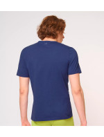 Pánske tričko GO Shirt O-Neck Regular Fit - VINTAGE DENIM - modrá 00QF - SLOGGI