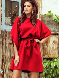 SOFIA Červené dámské šaty model 8027934 - numoco